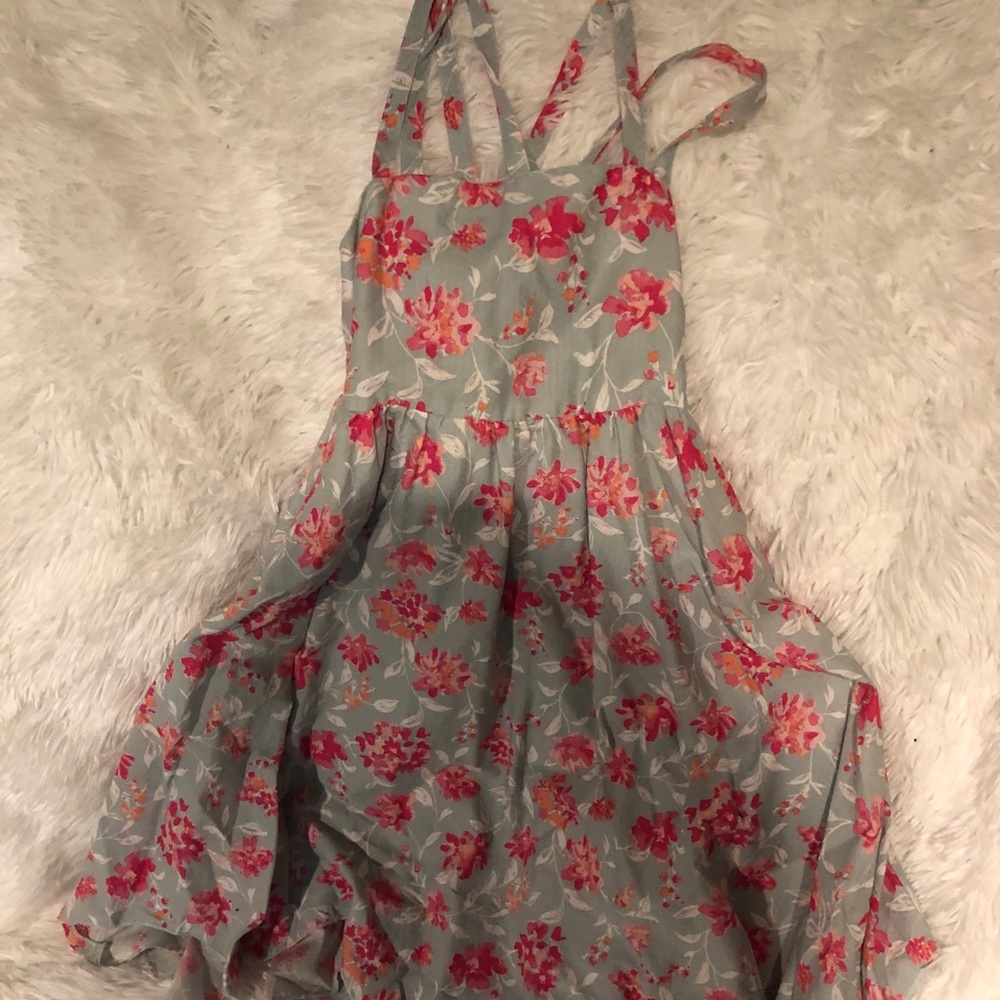 Spaghetti strap floral dress